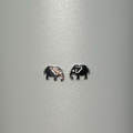 Classic Elephant Plain Earrings