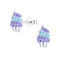 Cupcakes Stud Blue