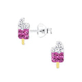 Purple Bitten Ice Cream Crystal Stick Studs