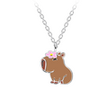 Sakura Capybara Necklace