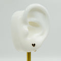 14KY HUGGIE HEART 10MM PER PIECE