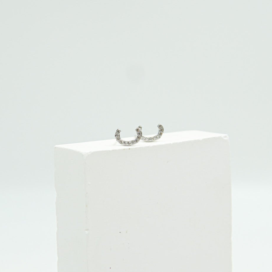 Letter C Earring