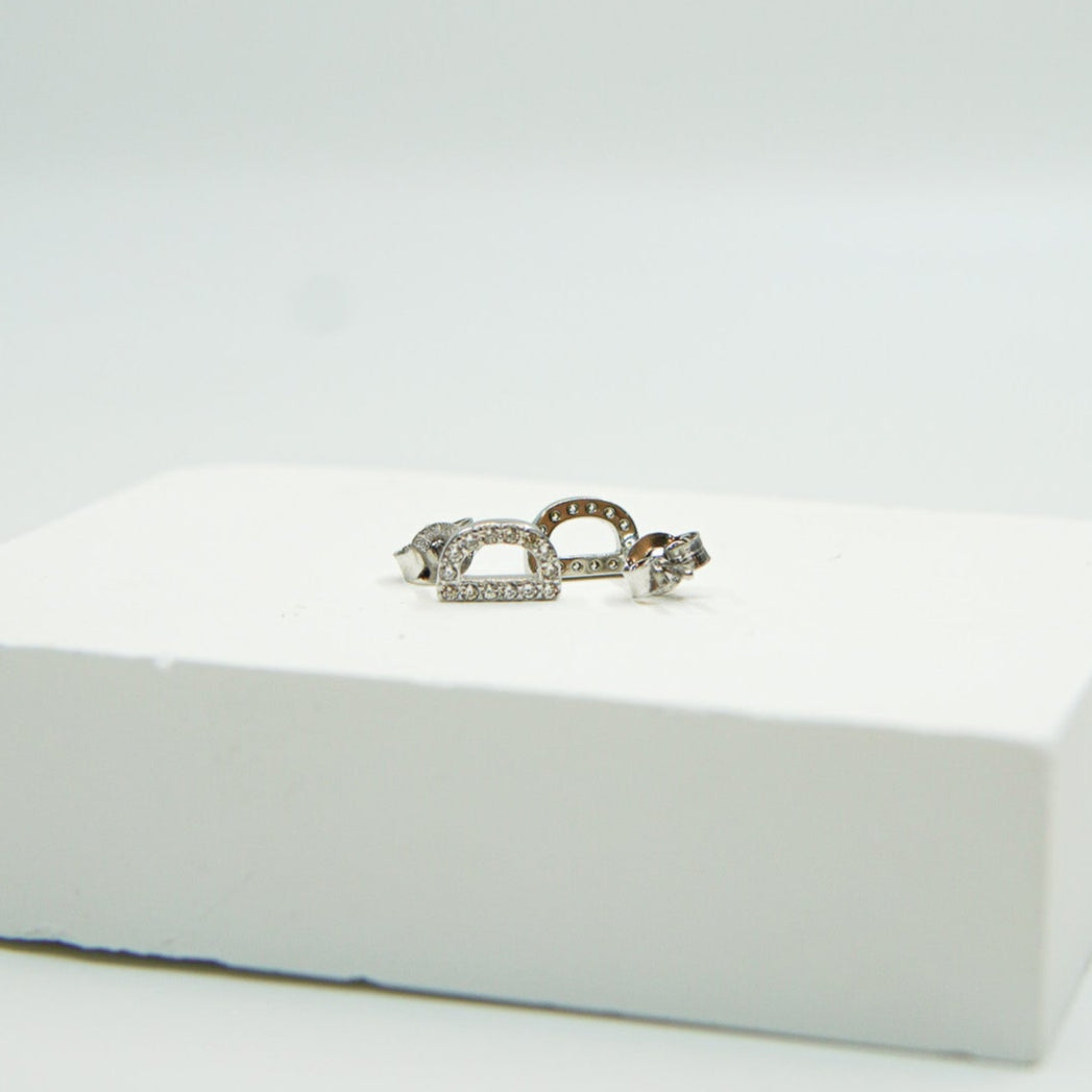 Letter D Earring
