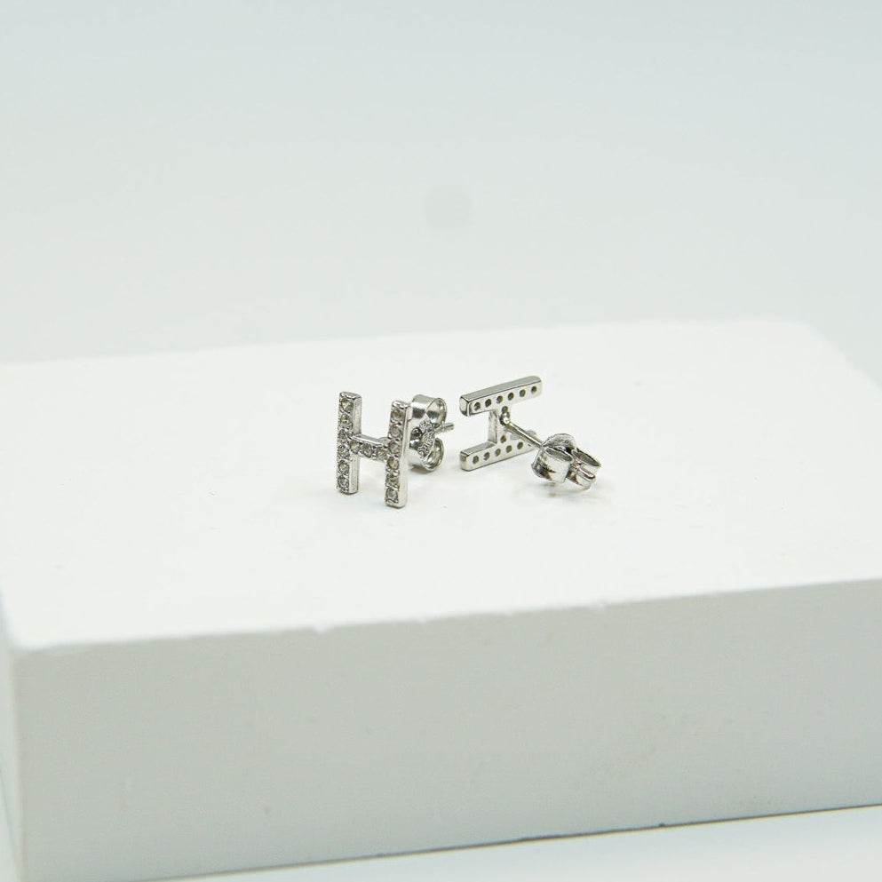 Letter F Earring