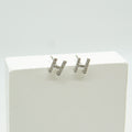 Letter H Earring