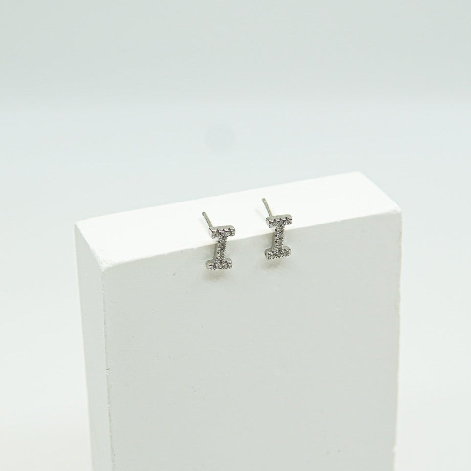 Letter I Earring