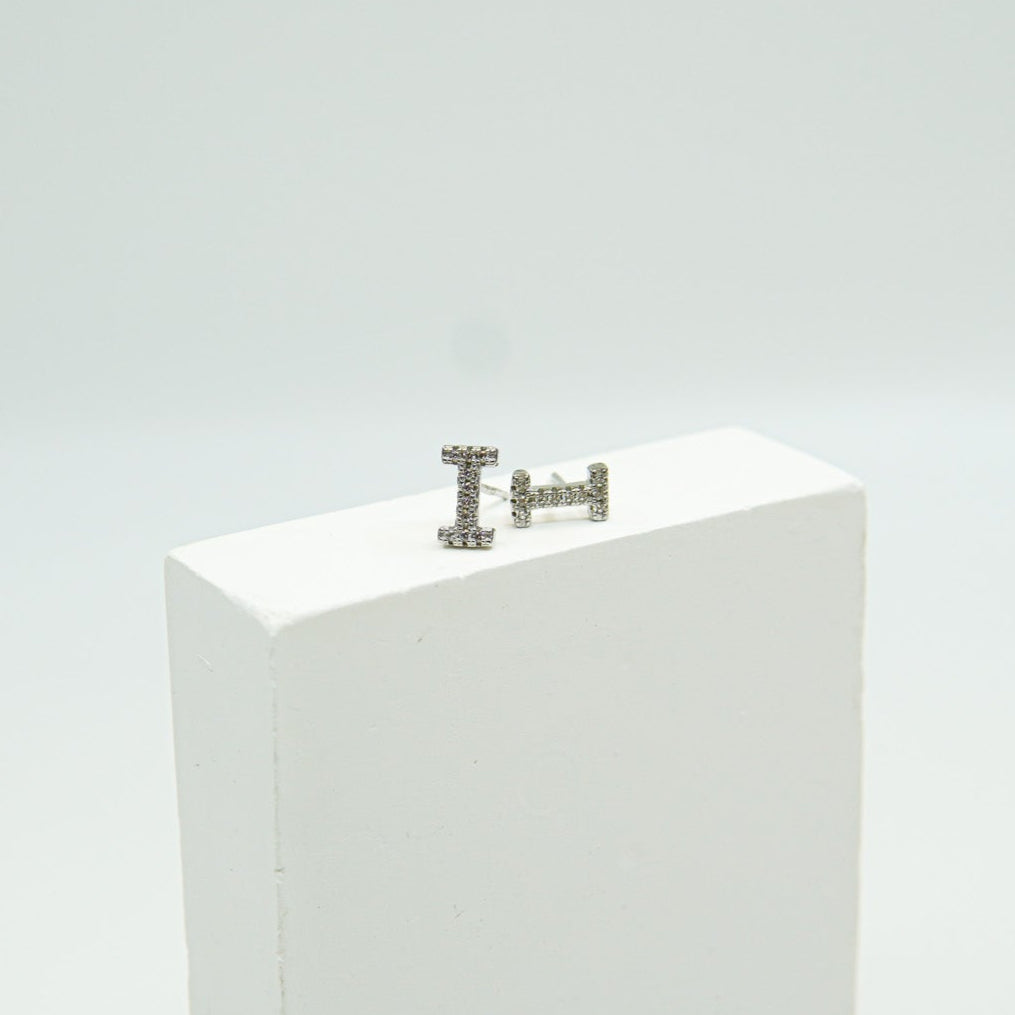 Letter I Earring