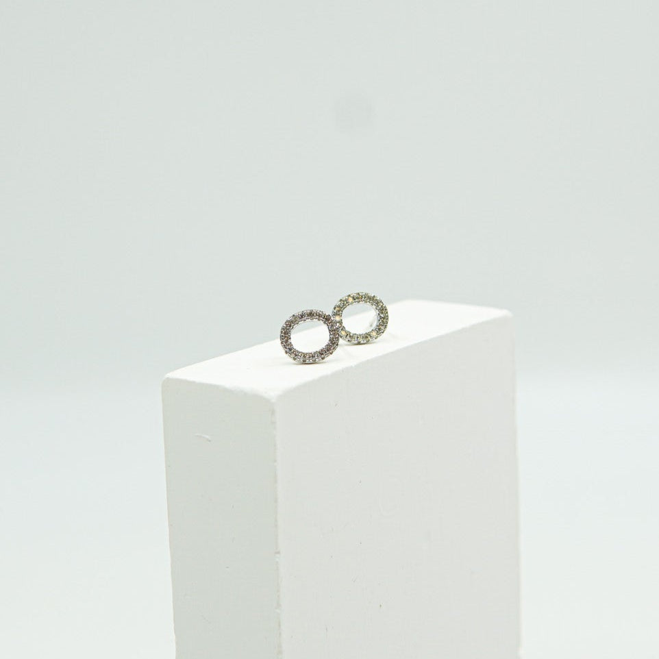 Letter O Earring