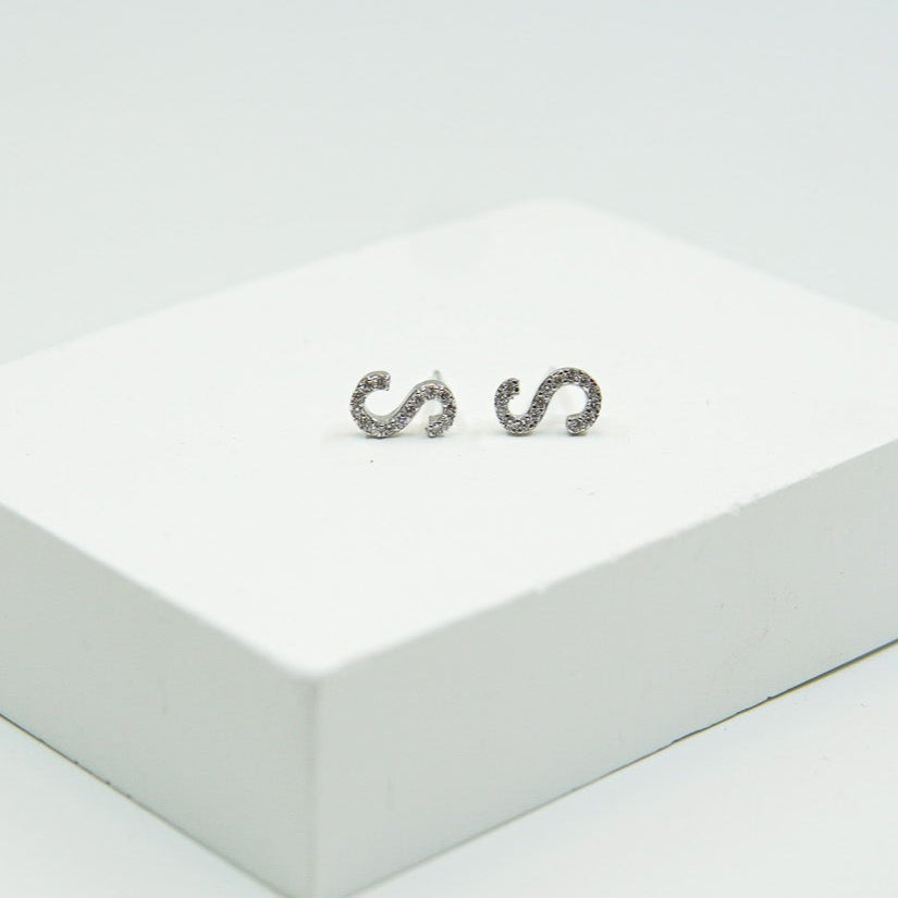 Letter S Earring