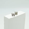 Letter W Earring