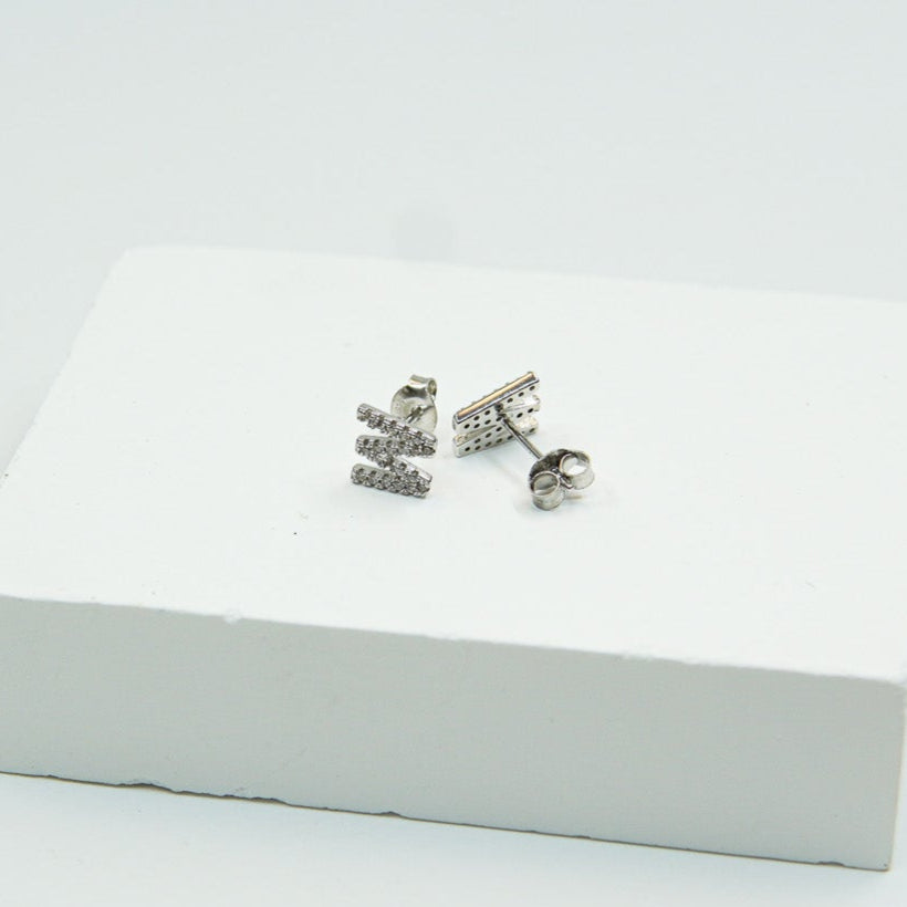 Letter W Earring