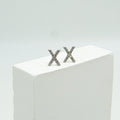 Letter X Earring
