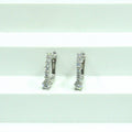 Earring Long Loop With CZ 2.7