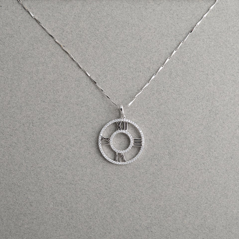 Big Round Numbers Necklace