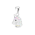 Unicorn White Head Pendant