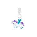 Green Wing Unicorn Pendant