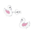Fluffington Swan Ear Studs