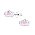 Princess Crown A Ear Studs