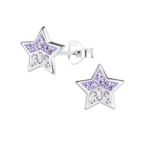 Purple/White Crystal Star