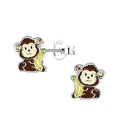 Monkey Stud Earrings