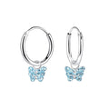 Butterfly Blue Mini Hoop