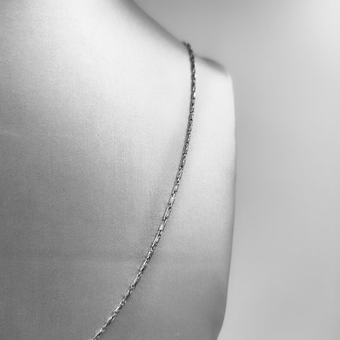 Silver Necklace - Bar Interval 1NE40492