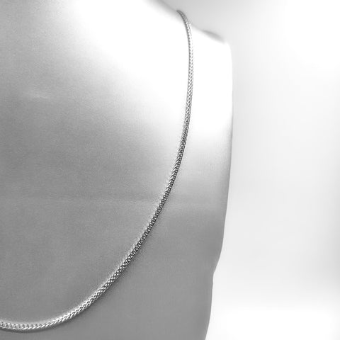 Silver Necklace - Interlink