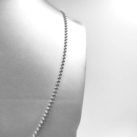 Silver Necklace - Shiny Balls