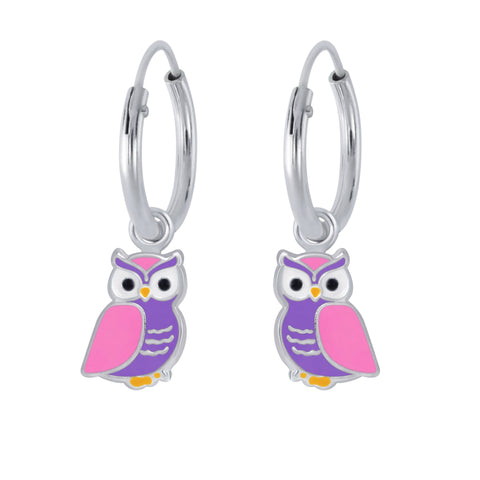 Pink/Blue Owl Hoop