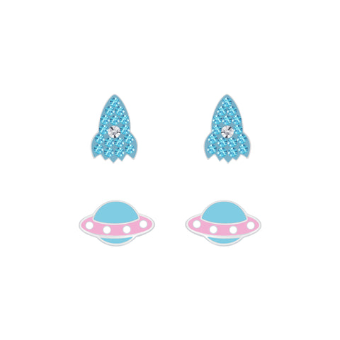 Rocket & UFO Set (2 pairs)