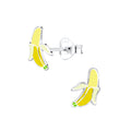 Yellow Peeled Banana Stud