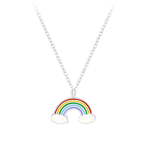 Shock 5 Colour Rainbow Necklace with Pendant