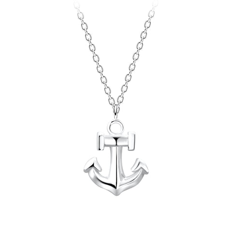 Anchor Pendant with Necklace