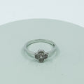 Clover CZ Flower Ring