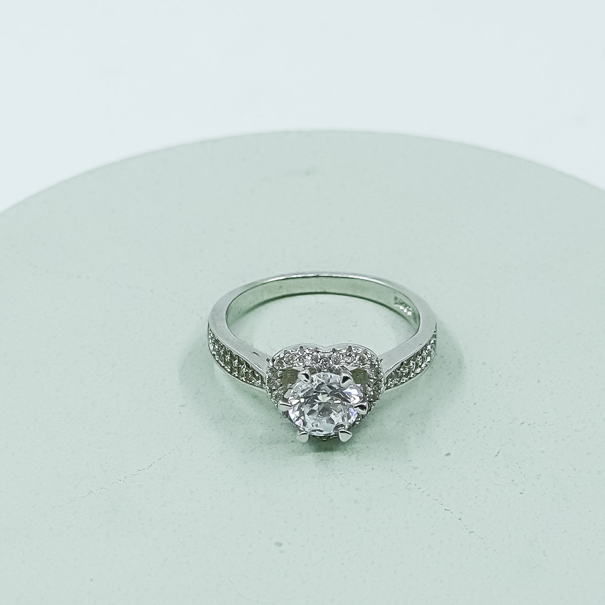 Loving Heart Solitaire Ring