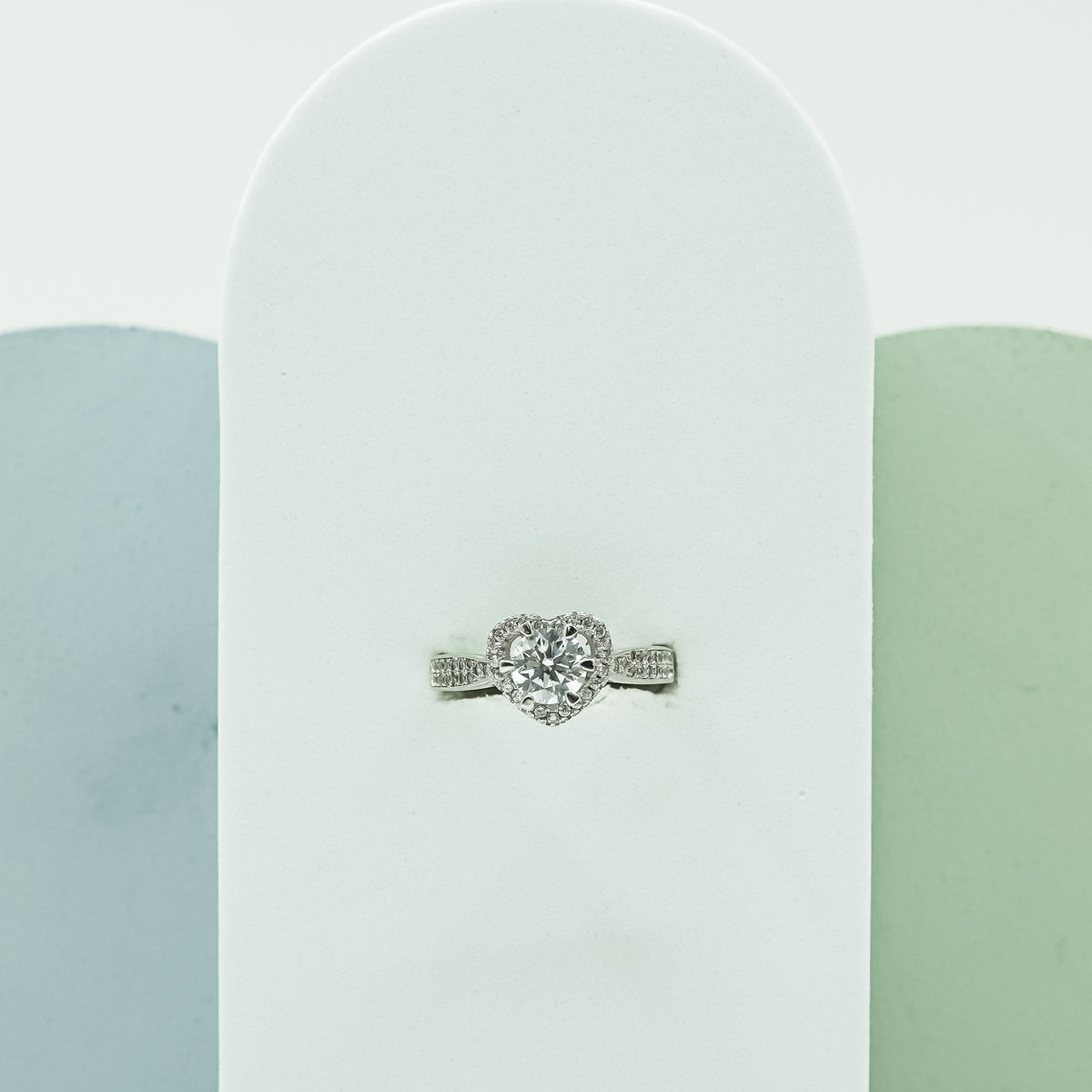 Loving Heart Solitaire Ring