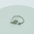 Half Wing CZ Ring