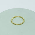 14K Gold Plated Twisted Ring