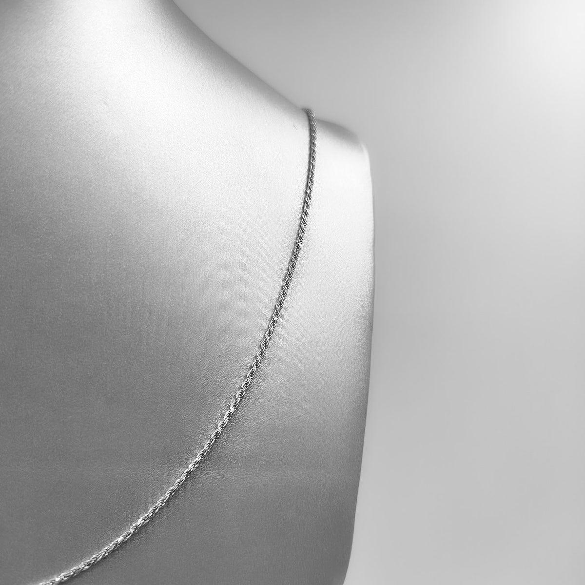 Silver Necklace - Twisted