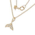 Ten Diamond Mermaid Tail Pendant